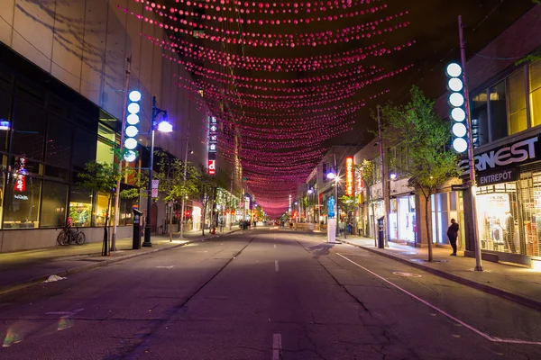 Rue Sainte-Catherine Montréal — Photo