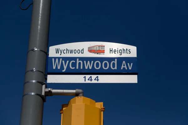 Wychwood Avenue nel distretto Wychwood Heights di Toronto — Foto Stock