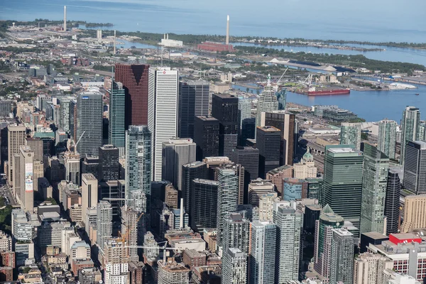 Centro de Toronto Visto desde el aire — Foto de Stock