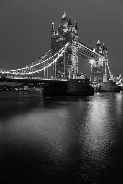 Tower bridge zwart-wit — Stockfoto