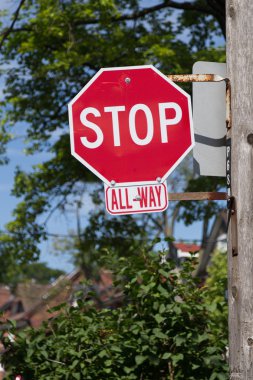 Toronto'da tipik dur işareti