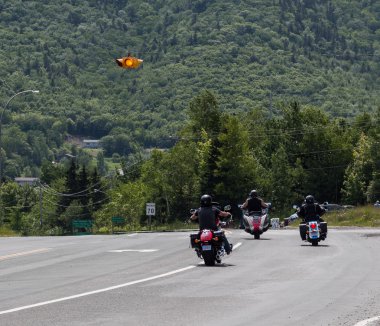 Motorsikletçiler içinde Cape Breton
