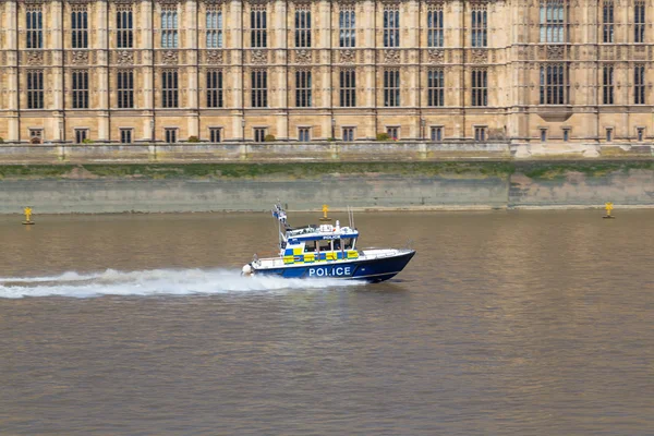 Police Boat in the Thames — Stock Photo, Image