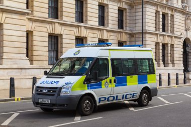 Londra polis kamyonete