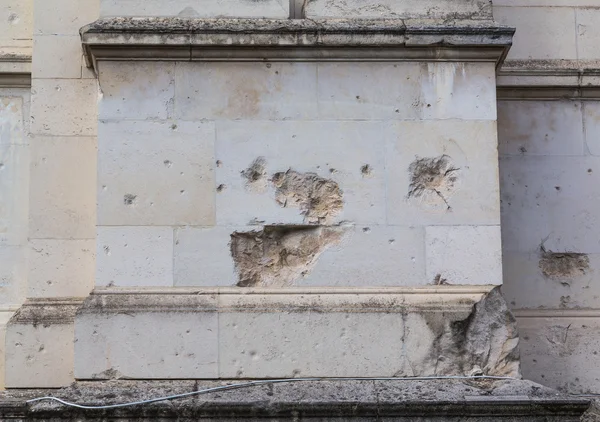 Schäden am Mauerwerk — Stockfoto
