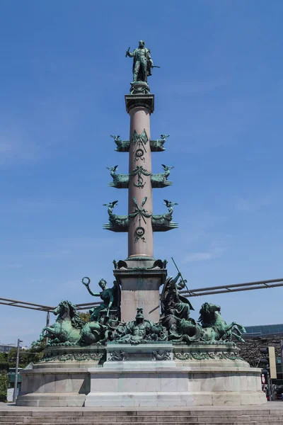 Monumento a Wilhelm von Tegetthoff Viena — Foto de Stock