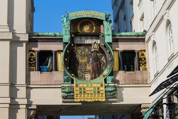 Ankeruhr klocka i Wien — Stockfoto