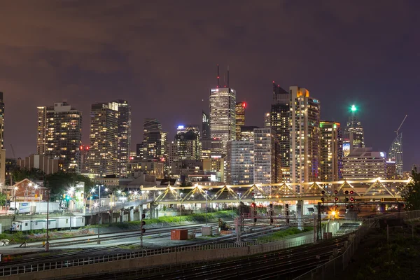 Toronto centro por la noche — Foto de Stock