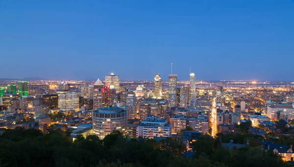 O horizonte de Montreal — Fotografia de Stock