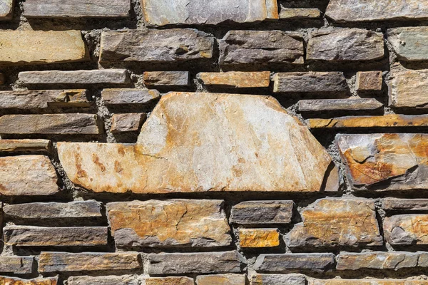 Brick Wall with Copy Space on a Large Brick — Stock Photo, Image