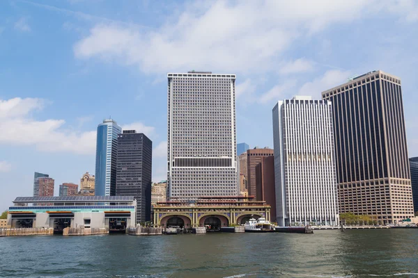 Skyline der Innenstadt von New York City — Stockfoto