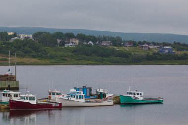 Bir liman Inverness, Cape Breton, tekneler