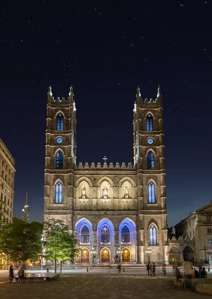 Notre-Dame Basilica Montreal geceleri
