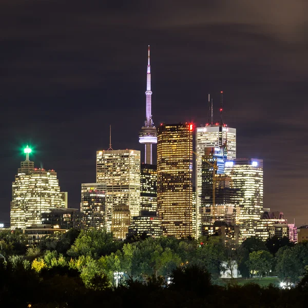 Toronto Centre-ville au crépuscule — Photo