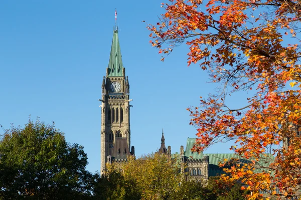 Parte de los edificios del Parlamento de Ottawa —  Fotos de Stock