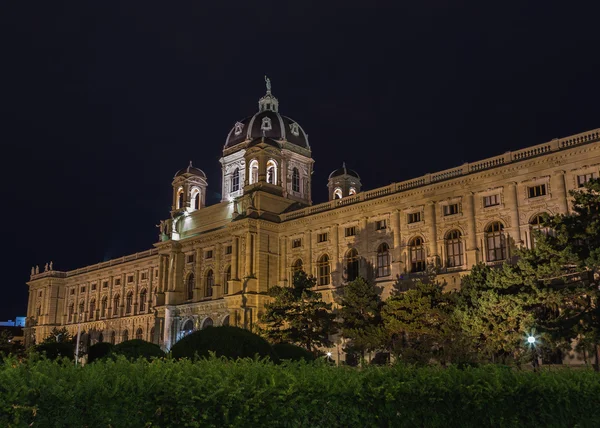Naturhistorisches Museum in Vienna at Night — Stock fotografie