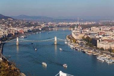 Gün boyunca Budapeşte yüksek görünümü