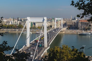 Budapeşte yüksek açı Bridge'de Elisabeth