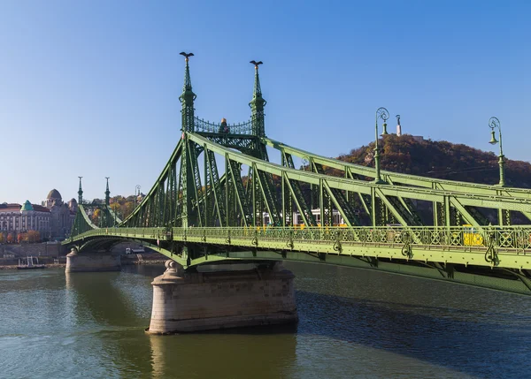 Liberty Bridge à Budapest Hongrie — Photo