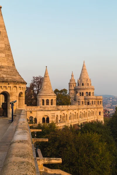 Deel van Fisherman's Bastion in Boedapest — Stockfoto