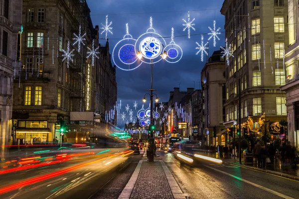 Strand em Londres no Natal — Fotografia de Stock