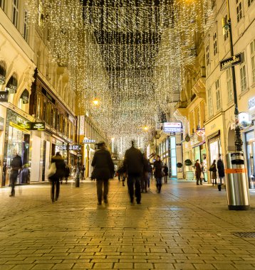 Noel'de Viyana'da Kohlmarkt