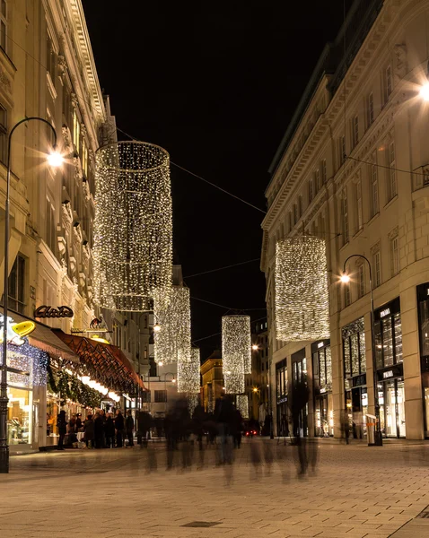 クリスマスのウィーンの Bognergasse — ストック写真