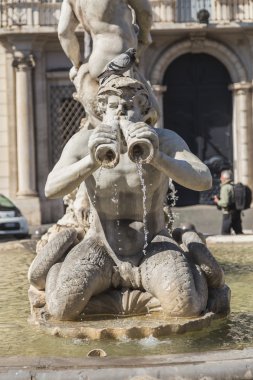 Piazza Navona çeşme detayları