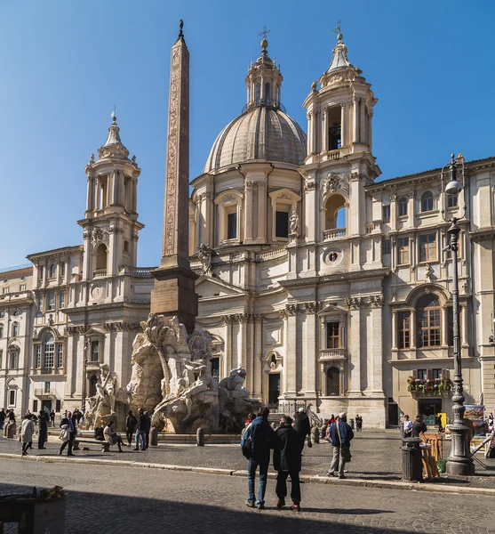 Roma 'daki Agone kilisesinde Sant' Agnese — Stok fotoğraf