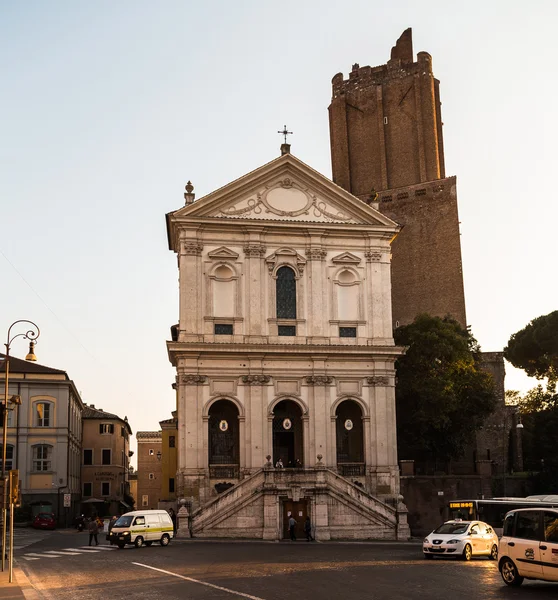 Torre delle Milizie y otros edificios en Roma —  Fotos de Stock