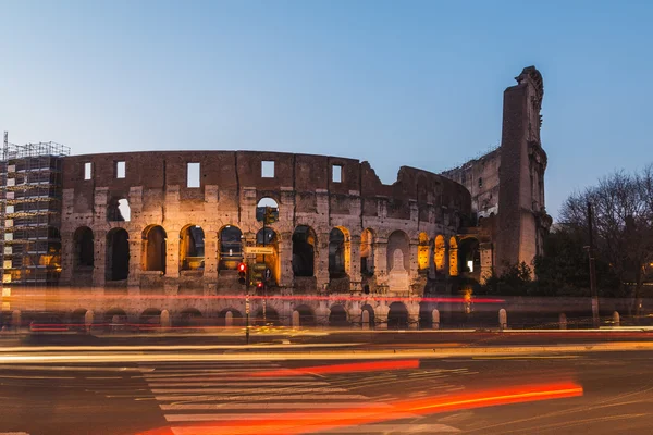 Colosseum in Rome at Night — Stock Photo, Image