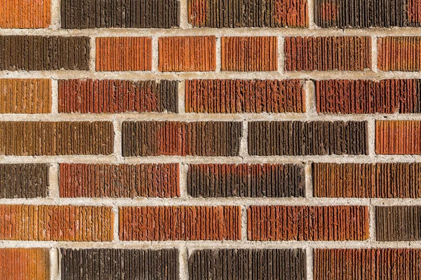 Multi coloured brick wall background — Stock Photo, Image