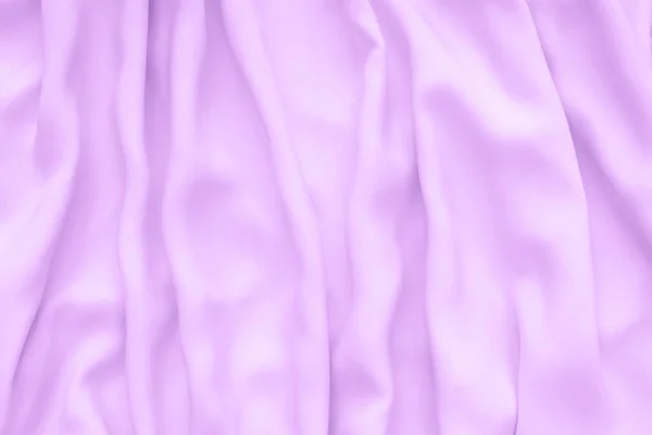 Fundo Abstrato Textura Seda Tecido Lilás Luxo Com Dobras Onduladas — Fotografia de Stock