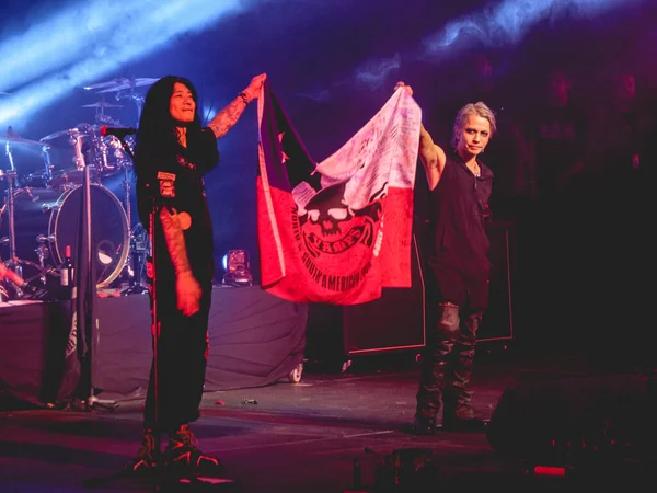 Santiago Chile 2017 Vamps Japanische Rockband Mit Hyde Live Auf — Stockfoto