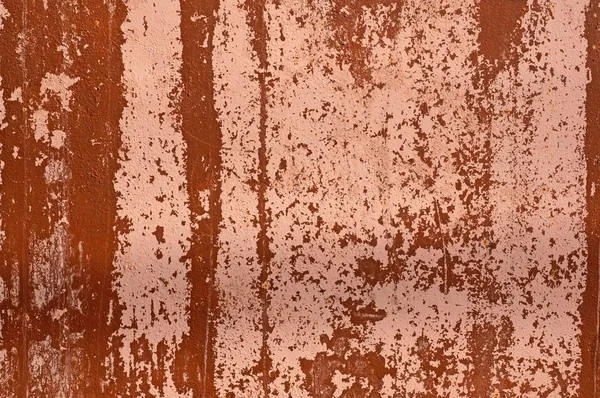 Vieux mur plâtré rose et brun comme fond abstrait — Photo