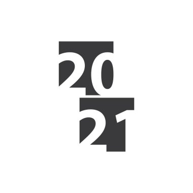 2021 Mutlu yeni yıl tasarım şablonu