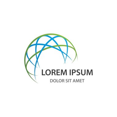 Kablo Dünyası illüstrasyon Logo vektör tasarımı