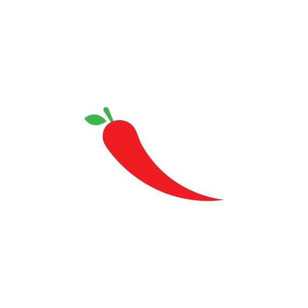 Chili Illustration Logo Vektorvorlage — Stockvektor