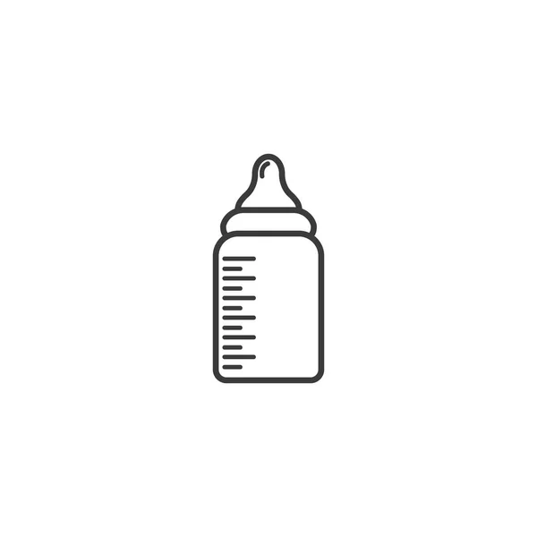 Дитячий Дизайн Пляшки Годування — стоковий вектор