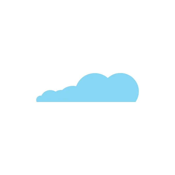 Cloud Icoon Vector Plat Ontwerp — Stockvector