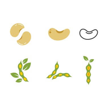Soya fasulyesi ikonu çizimi