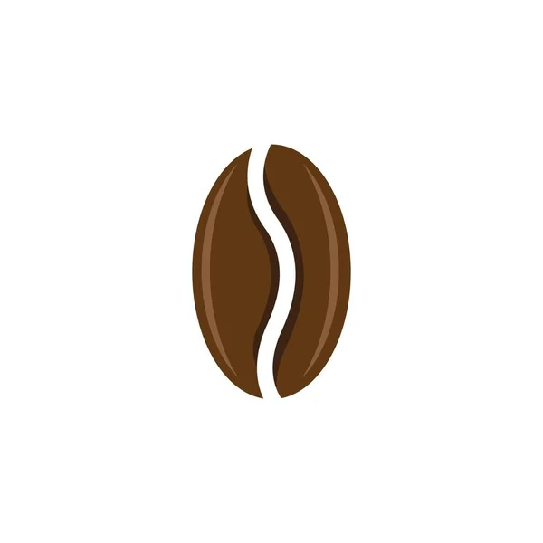 Kaffeebohnen Logo Template Vektor Icon Design — Stockvektor