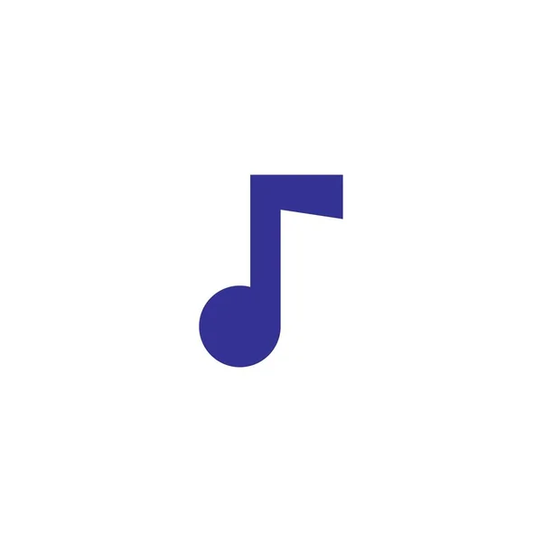 Musik Logotyp Design Vektor Mall — Stock vektor