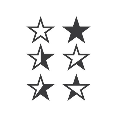 Yıldız Logosu illüstrasyon vektör tasarımı