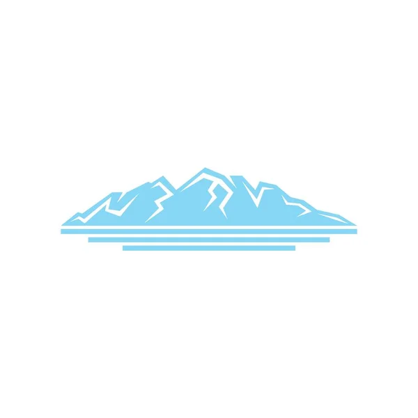Montanha Ilustração Natureza Logotipo Vetor —  Vetores de Stock