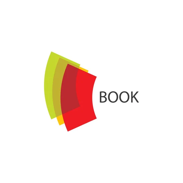 Book Education Logo Template Vector Design — Stock Vector