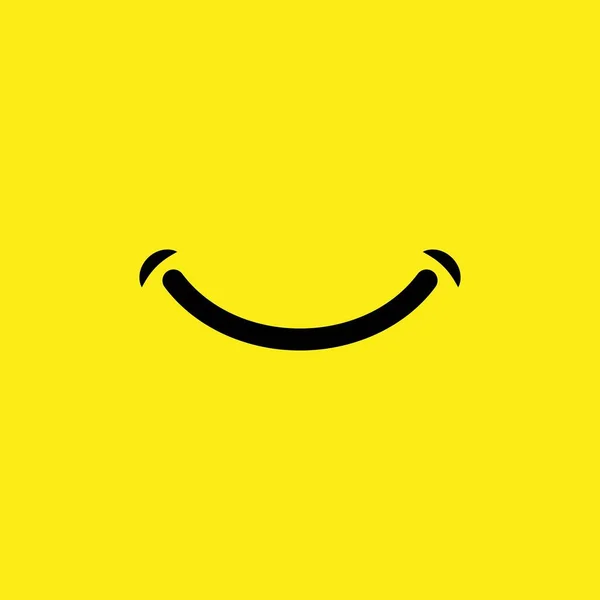 笑顔幸せな顔ベクトルデザイン — ストックベクタ