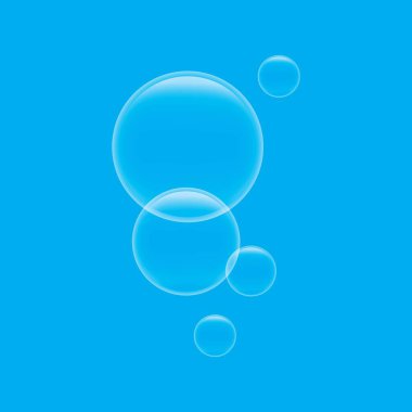 Doğal gerçekçilik kabarcık illüstrasyon vektör tasarımı