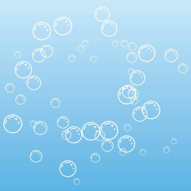 Doğal gerçekçilik kabarcık illüstrasyon vektör tasarımı