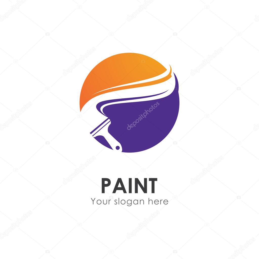 Paint House logo business vector template